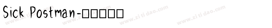 Sick Postman字体转换